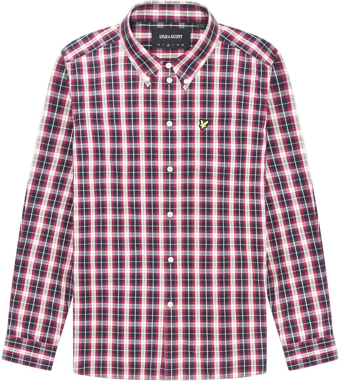 Lyle & Scott - Hemd für Herren Gewaschen (Marine)
