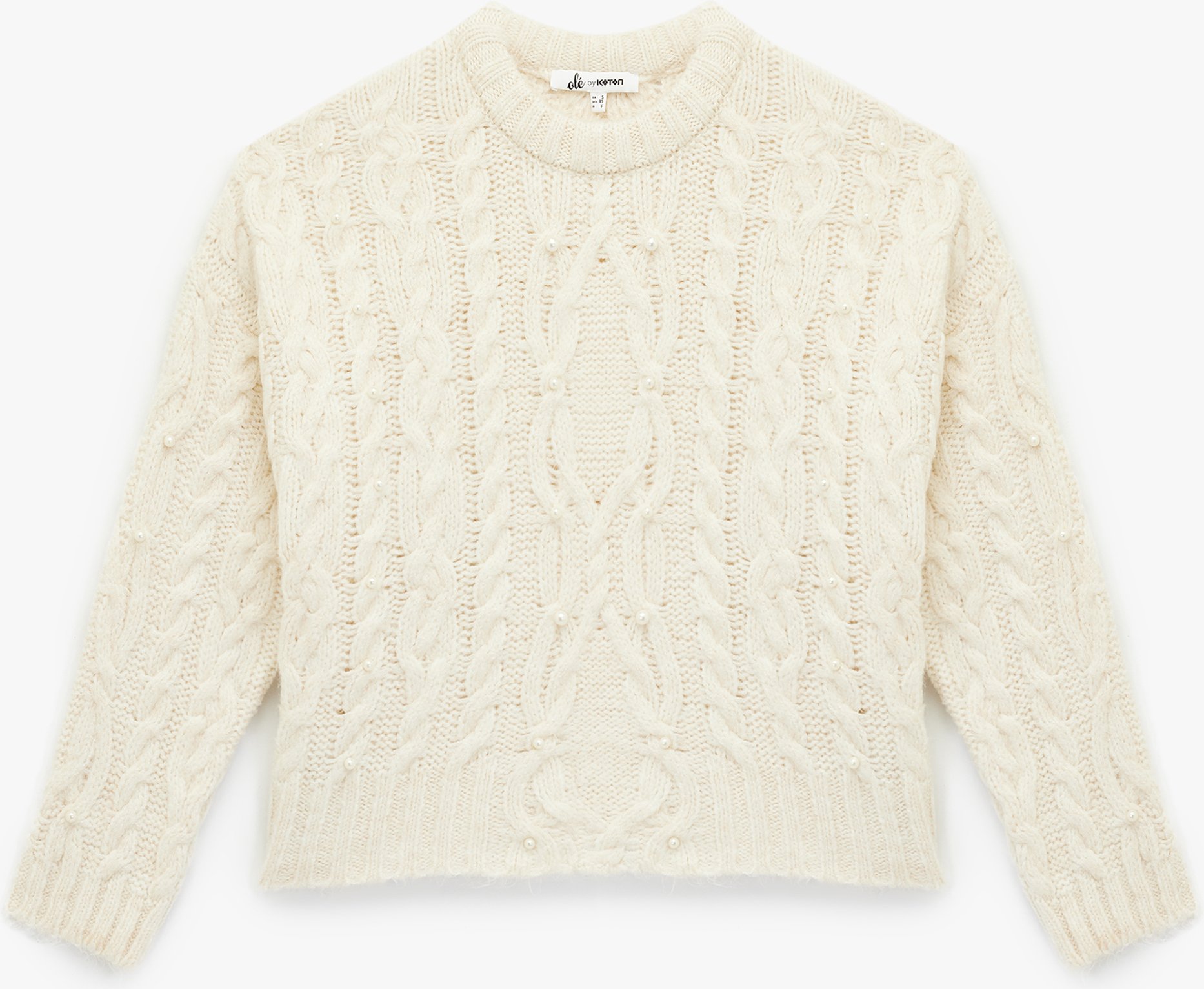 Koton SWEATERS Strickpullover mit Perlendetails