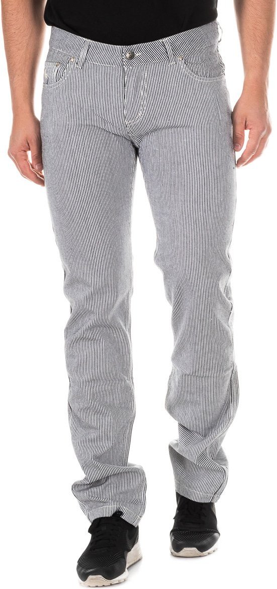 Lange, gerade geschnittene, niedrige Hose AGH0025 Mann