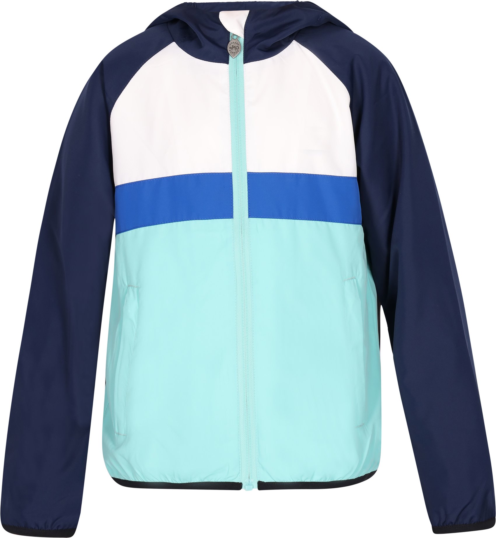 Thumbnail - Mymo Anorak Mädchen (Kids) Türkis Colorblock