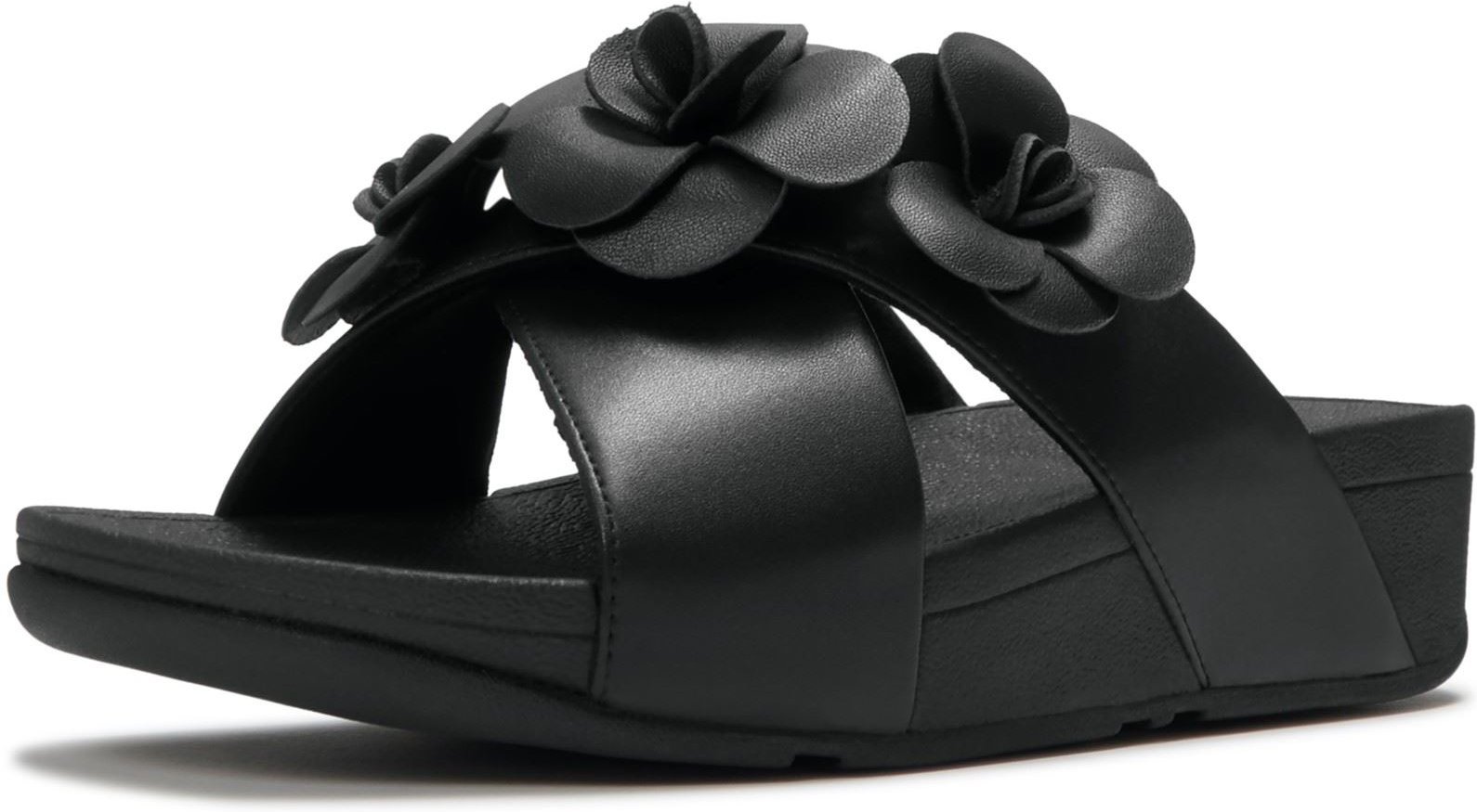 Fitflop Lulu Flower Polyurethan Damen Sandalen in Schwarz
