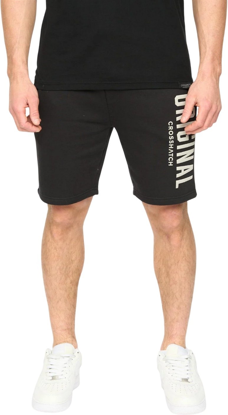 Crosshatch - "Kensby" Shorts für Herren (Schwarz)