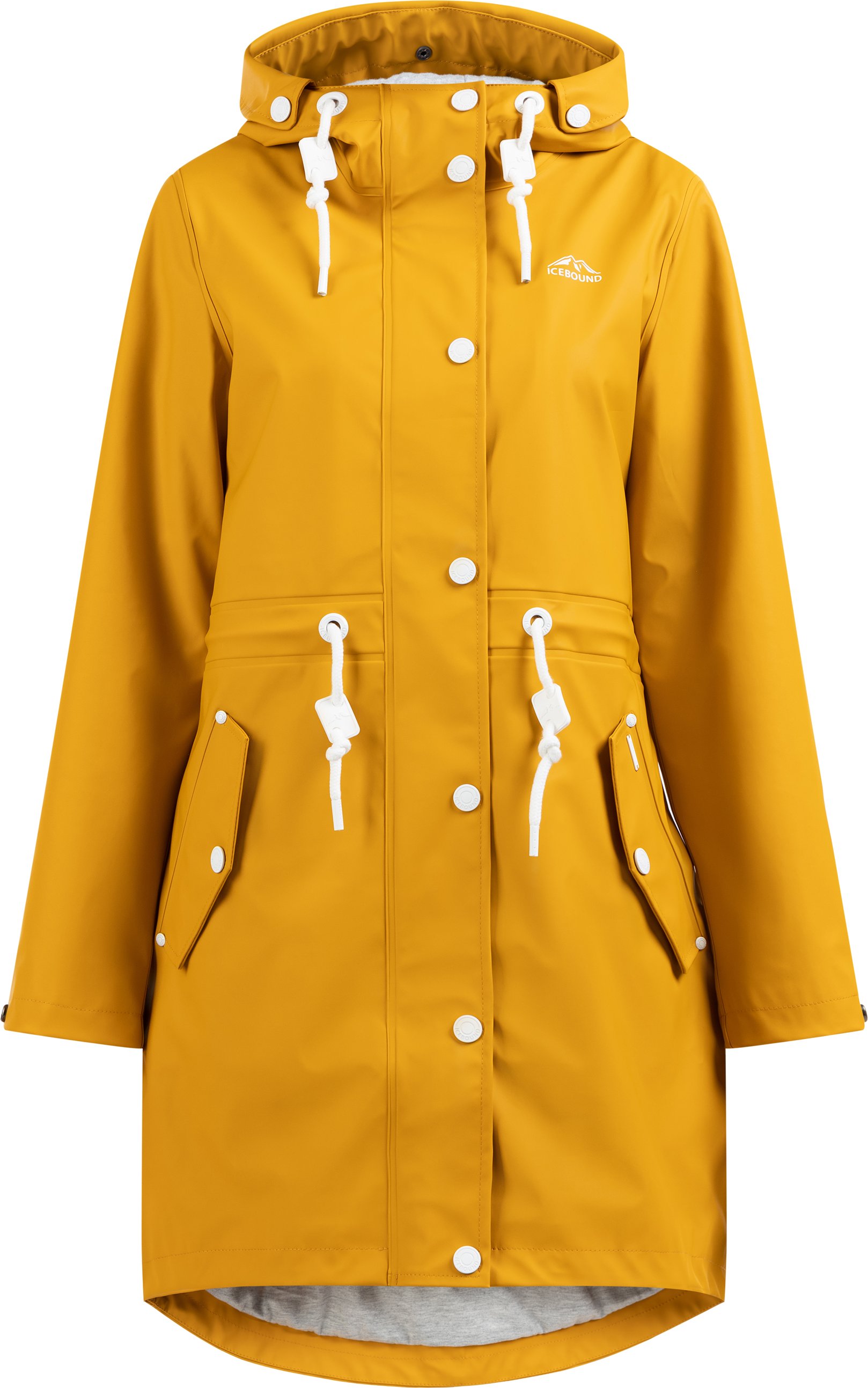 ICEBOUND Regenmantel Damen Curry