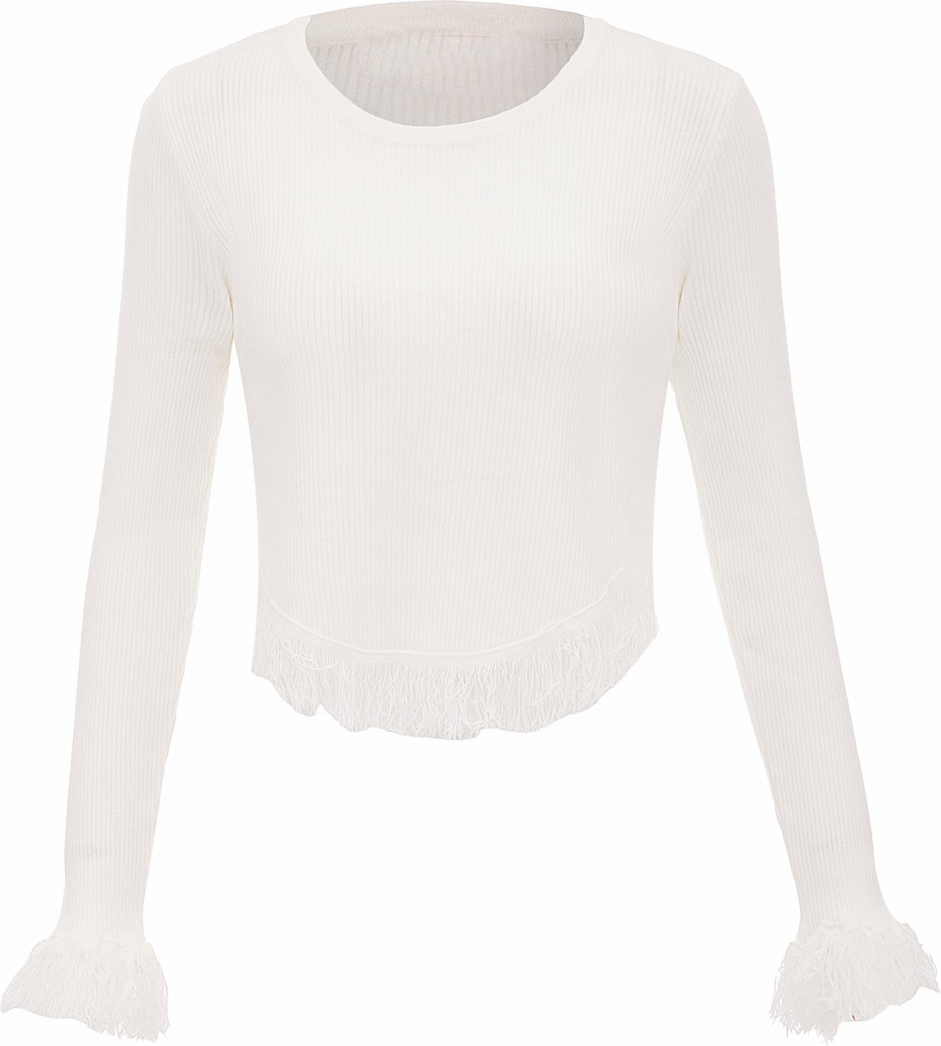 Mymo Pullover Frauen weiss