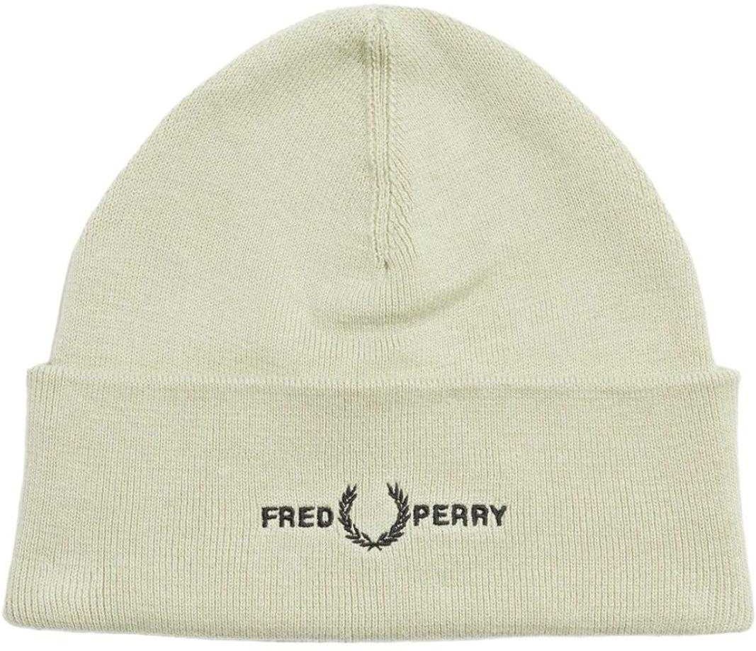 Fred Perry - Mütze für Herren/Damen Unisex, Logo (Auster-Grau)