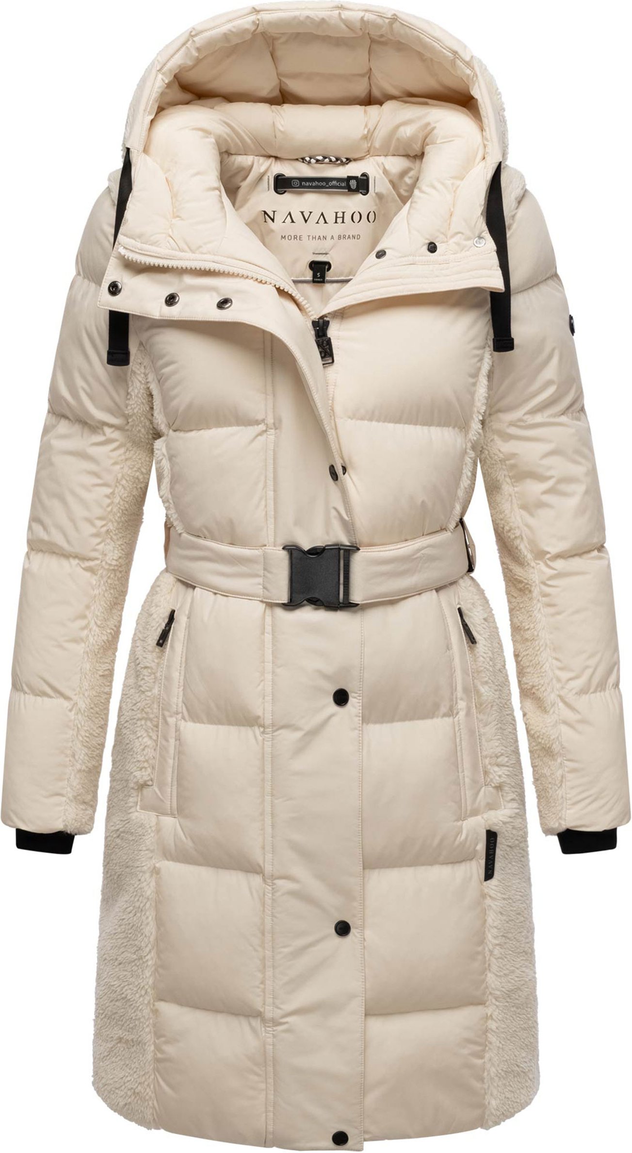 Navahoo Damen Wintermantel Funkelteddy – stilvoll, warm & modern