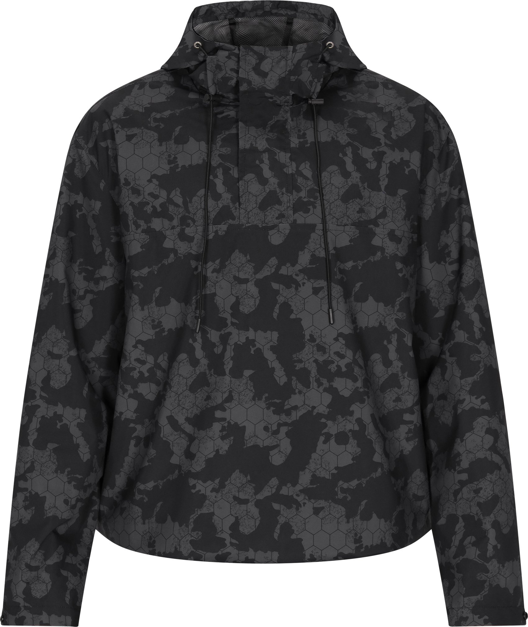Mo Schlupfjacke Herren Dunkelgrau Schwarz Camouflage