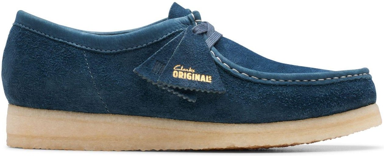 Clarks - Herren Schuhe "Wallabee", Wildleder (Marine)