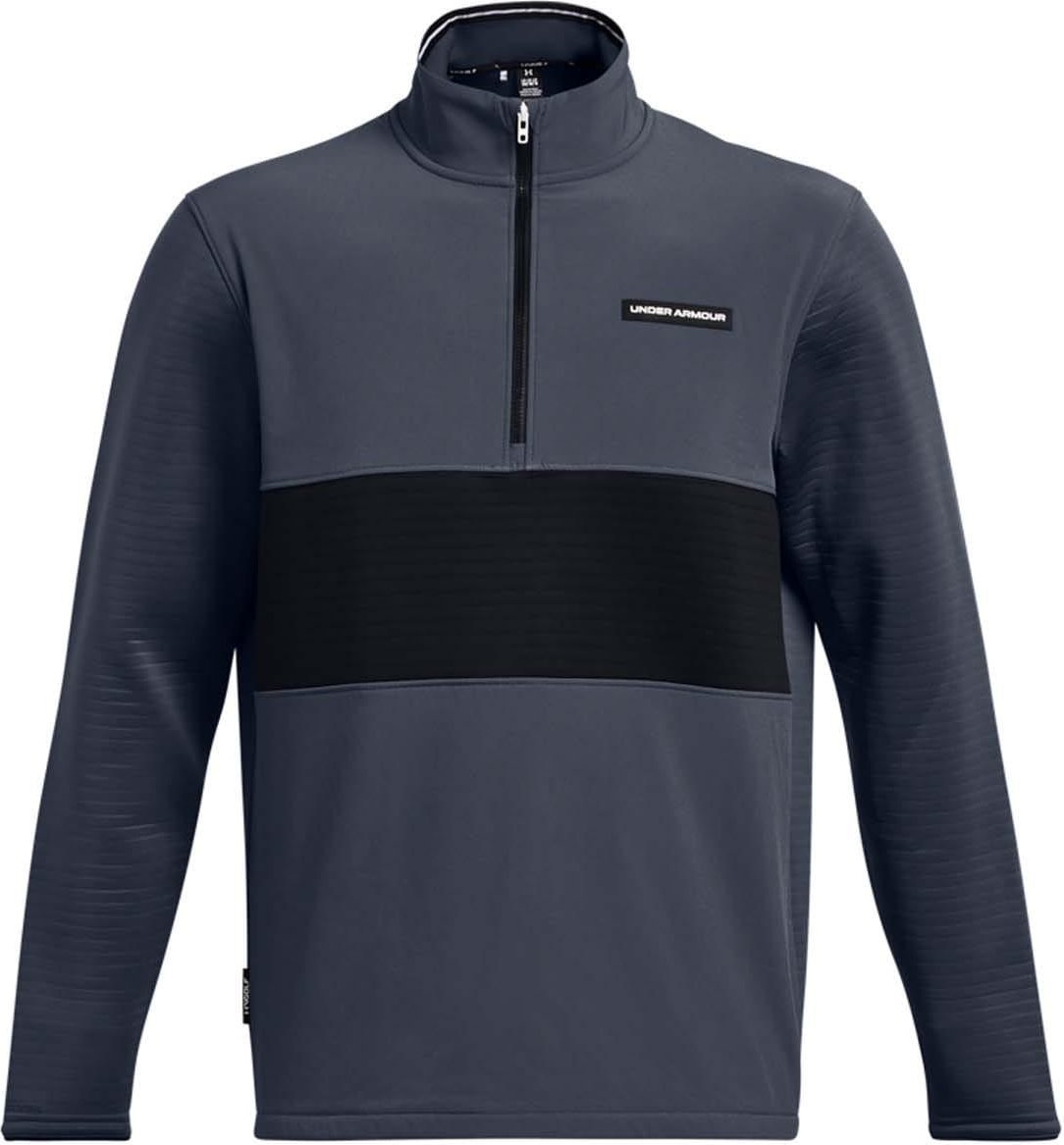 Thumbnail - Under Armour - "Storm Daytona" Sweatshirt mit halbem Reißverschluss für Herren (Grau)