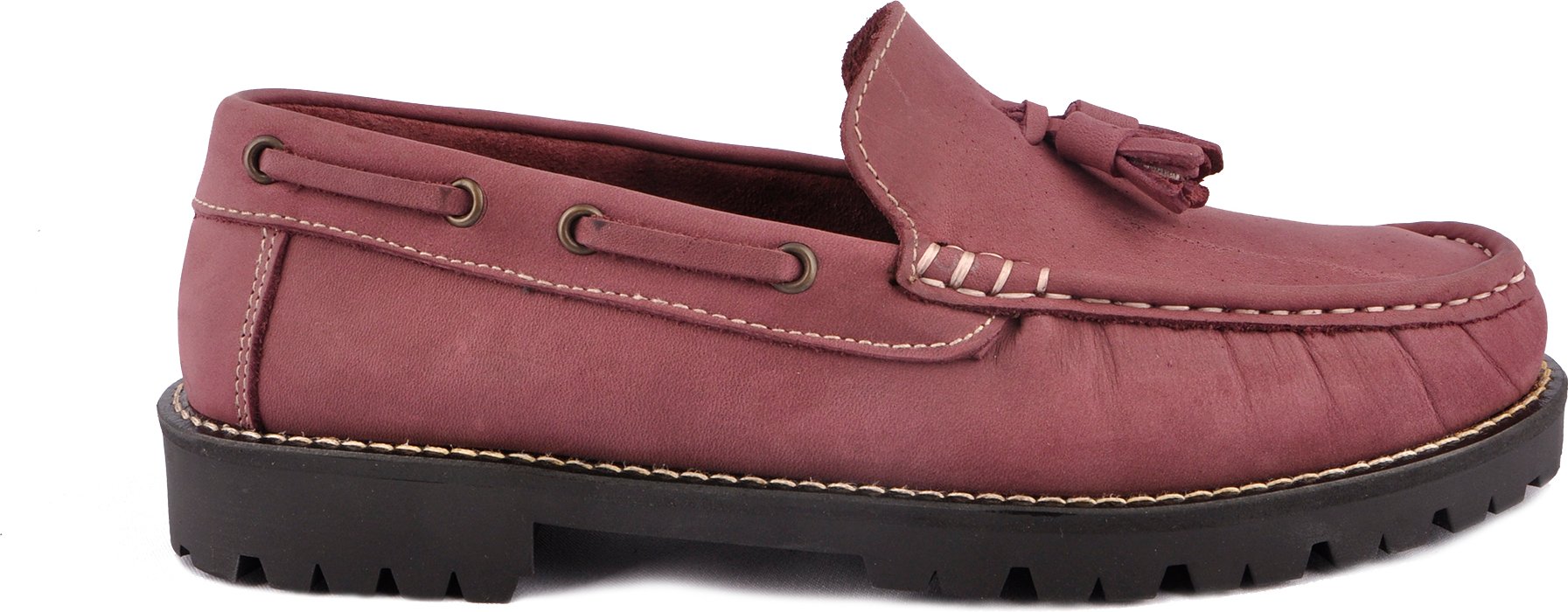 Man's Mokassin Schuh Sotoalto Farbe BURGUNDY