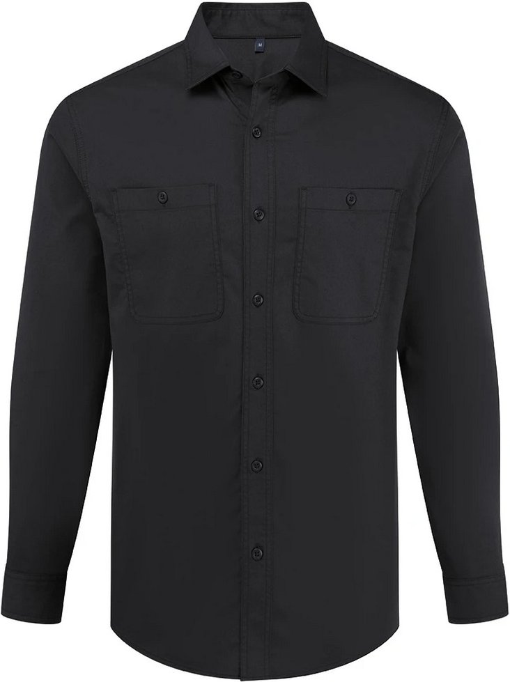 Premier - "Utility 2.0" Diensthemd für Herren/Damen Unisex (Sei Schwarz)