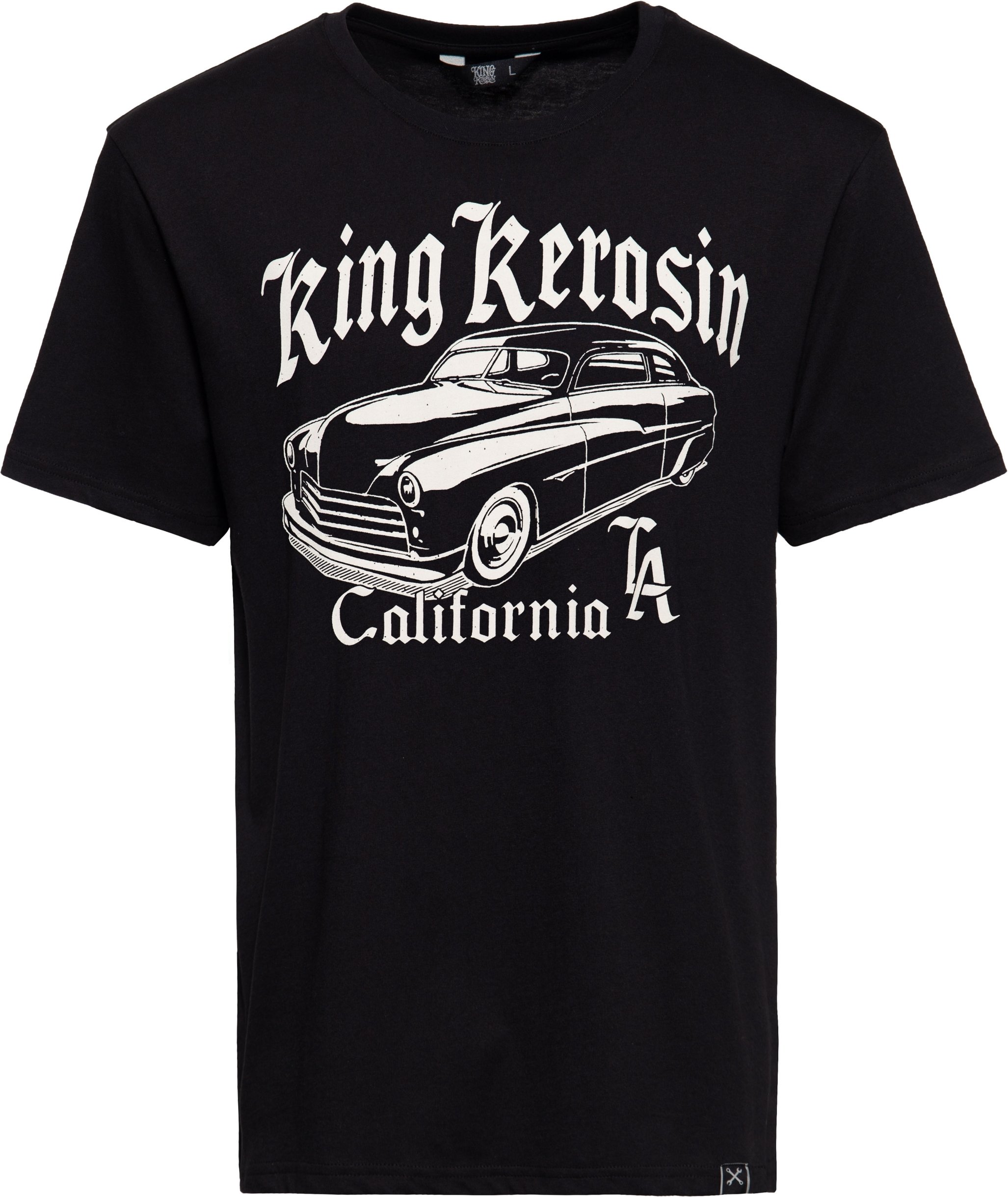 King Kerosin Herren T-Shirt California Greaser schwarz
