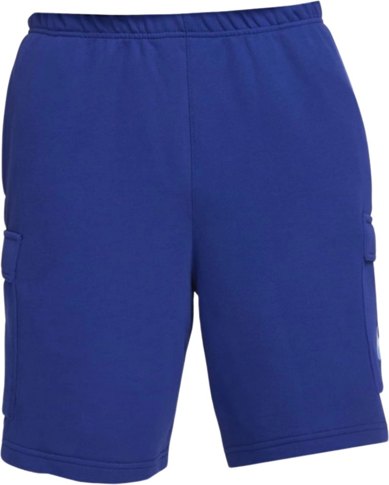 Thumbnail - Blaue Shorts mit Nike-Markentaschen und Taschen