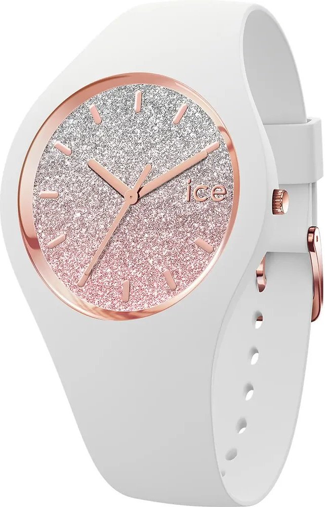 Ice Watch Ice Lo - Weiß Pink Damen Weißer Chronograf 024519