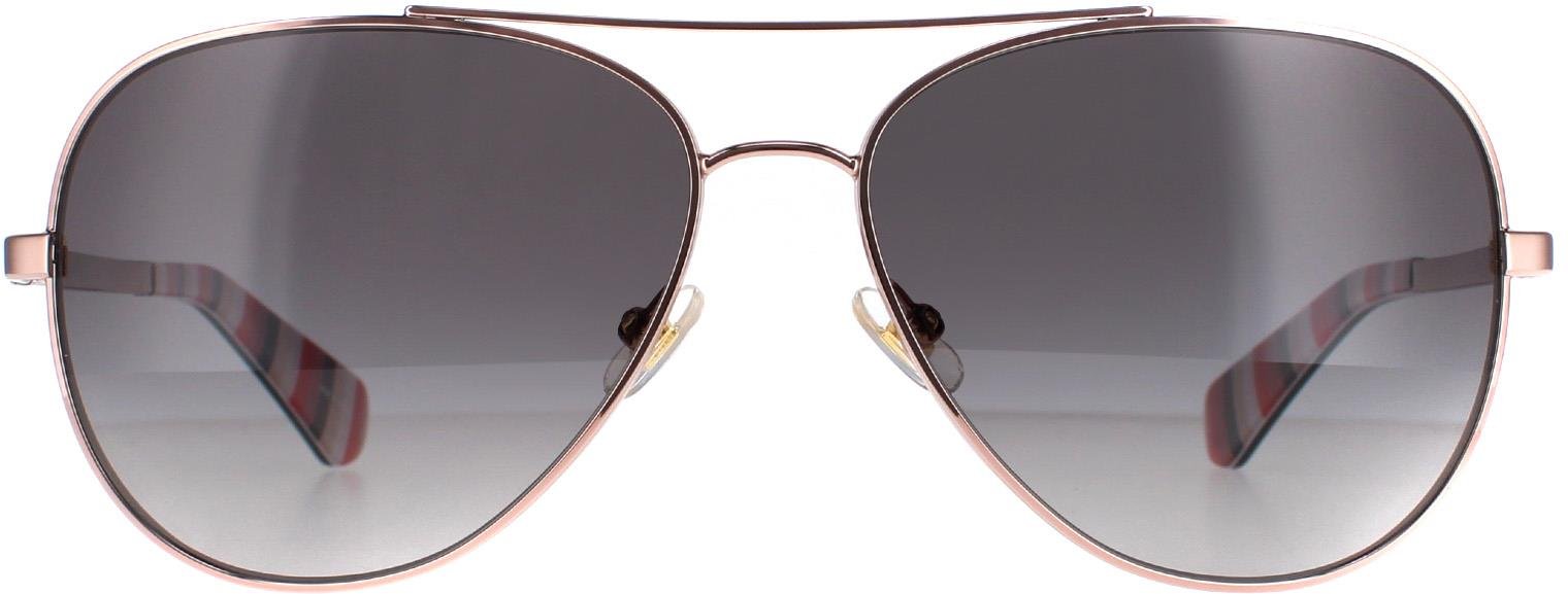 Kate Spade Aviator Damen Rot Gold Grau Gradient Polarisiert Avaline 2/S