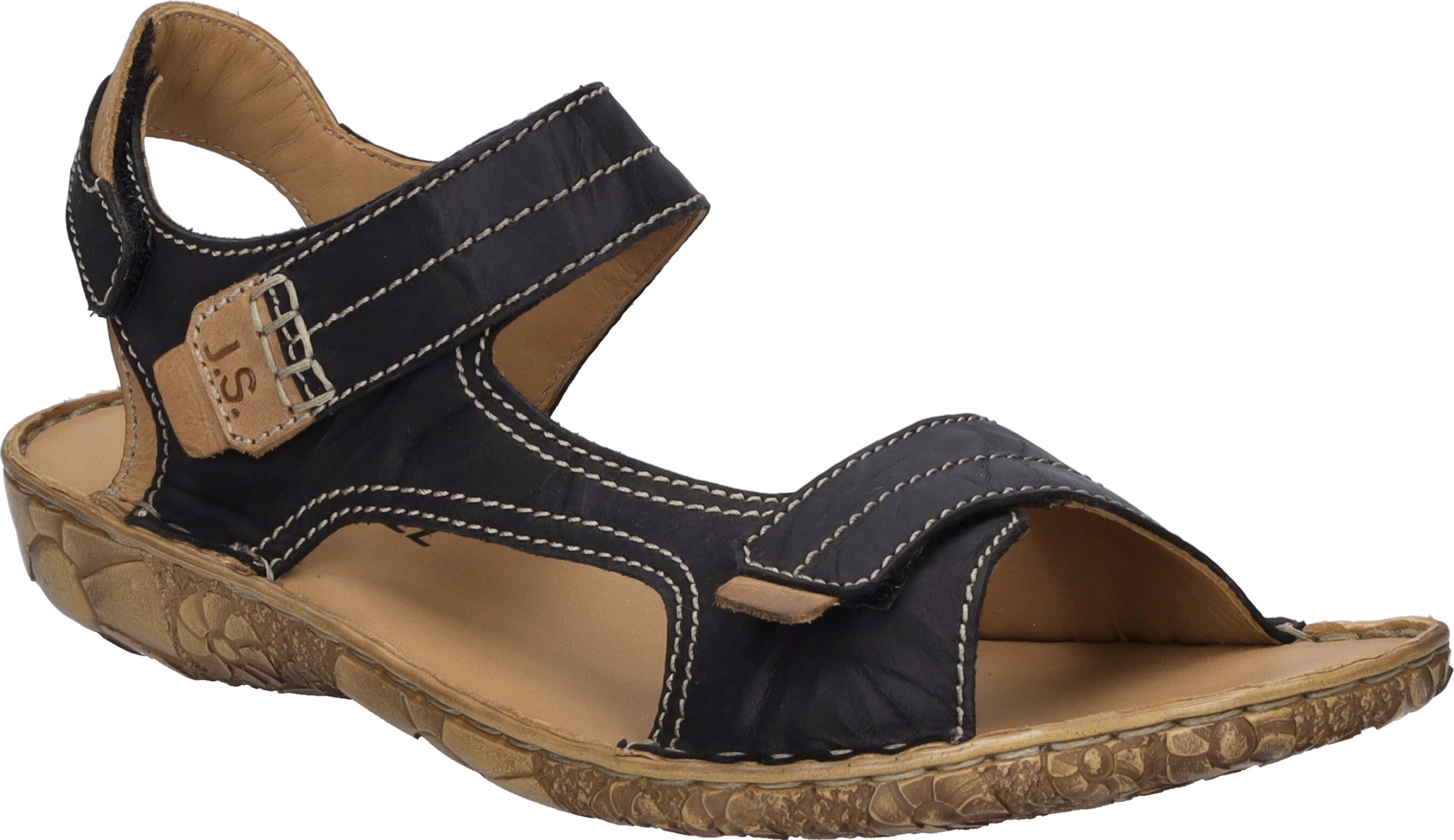 JOSEF SEIBEL Rosalie 56 | Sandale für Damen | Schwarz Rosalie 56, schwarz-kombi