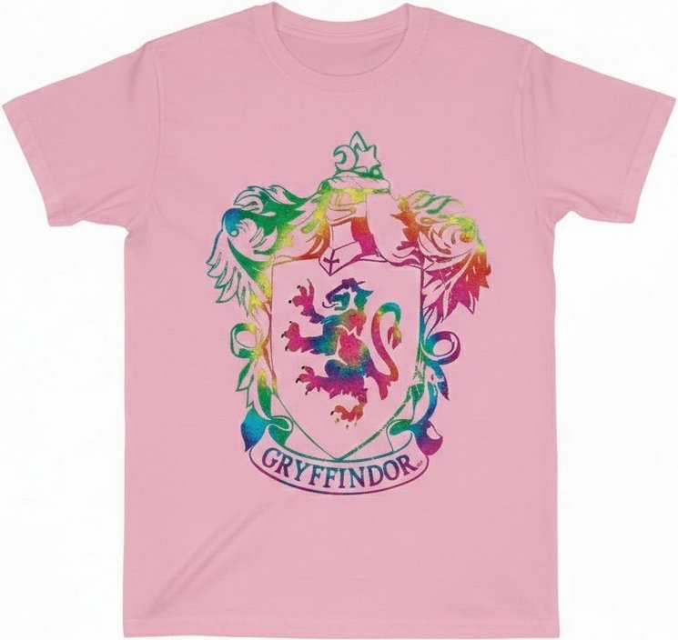 Harry Potter - "Gryffindor" T-Shirt für Mädchen (Babyrosa)