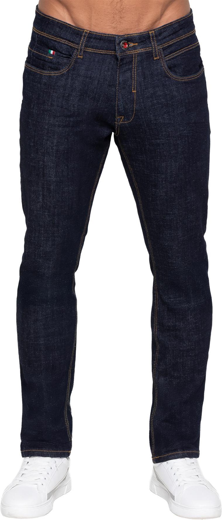 Enzo Milano | Herren Stretch Jeans mit Tapered Fit