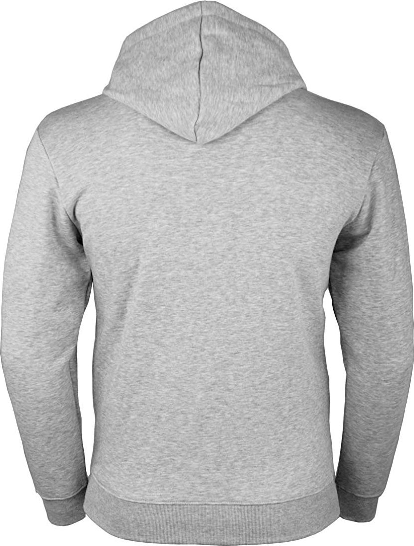 Herren Wandern Kapuzenpullover H06 mit Reißverschluss Hellgrau