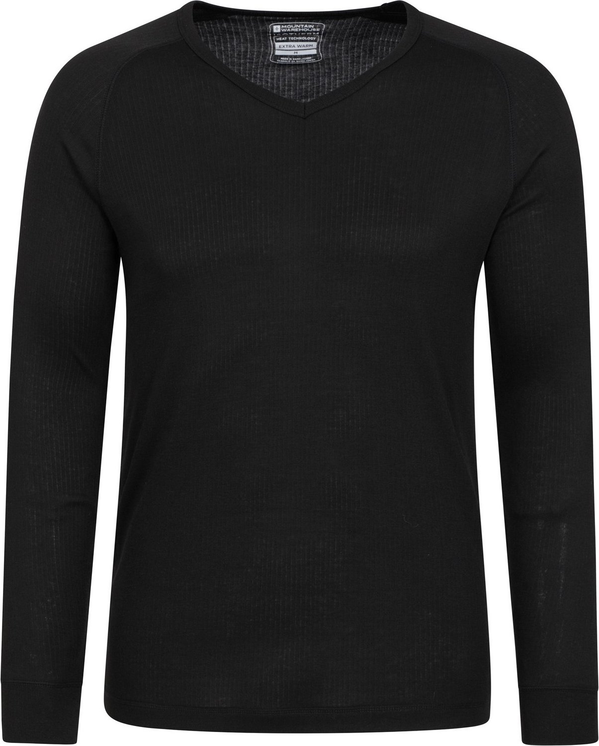 Mountain Warehouse - "Talus" Thermo-Top V-Ausschnitt für Herren (Schwarz)