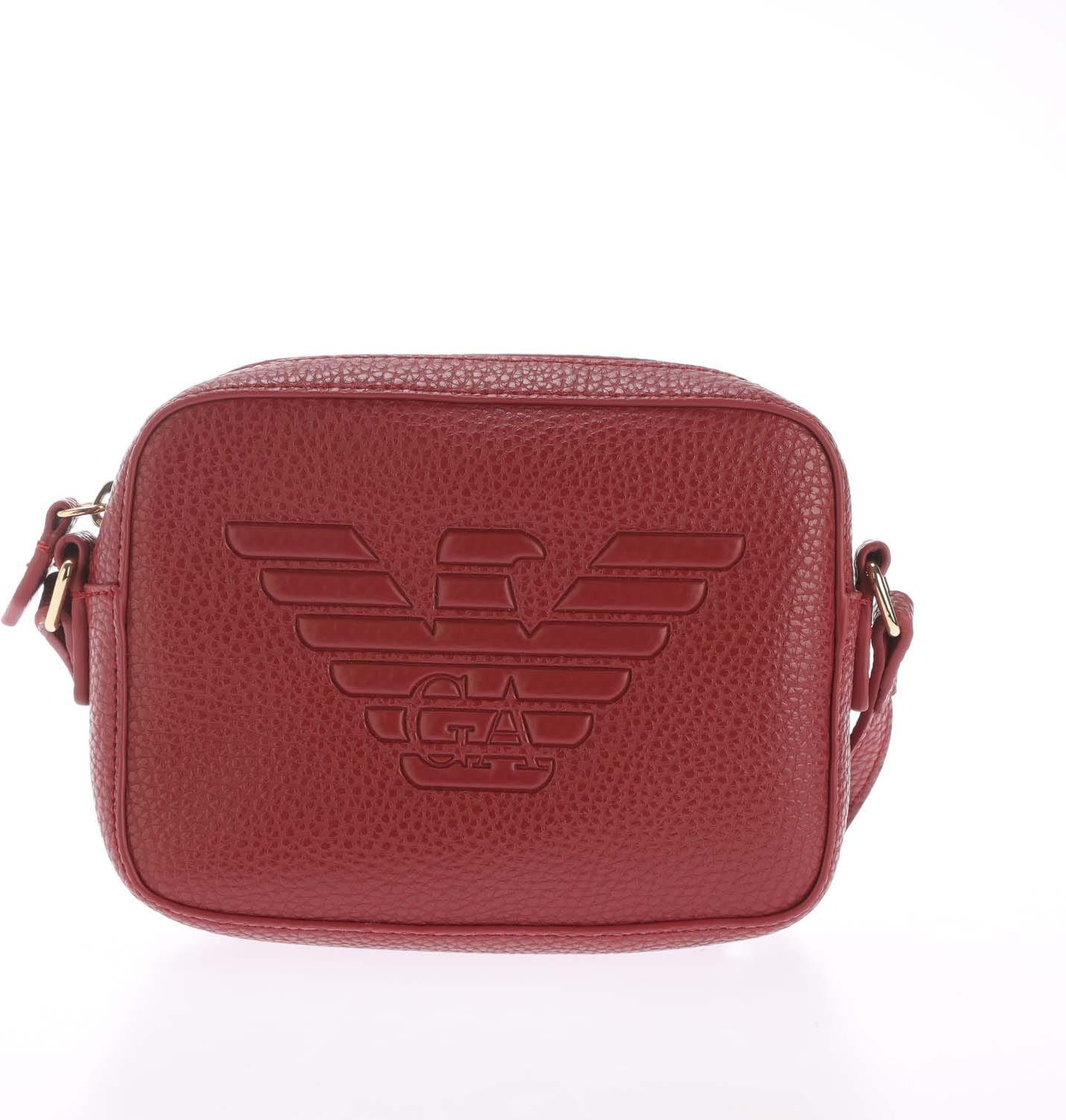 Emporio Armani - Kameratasche, Geprägt (Weinrot)