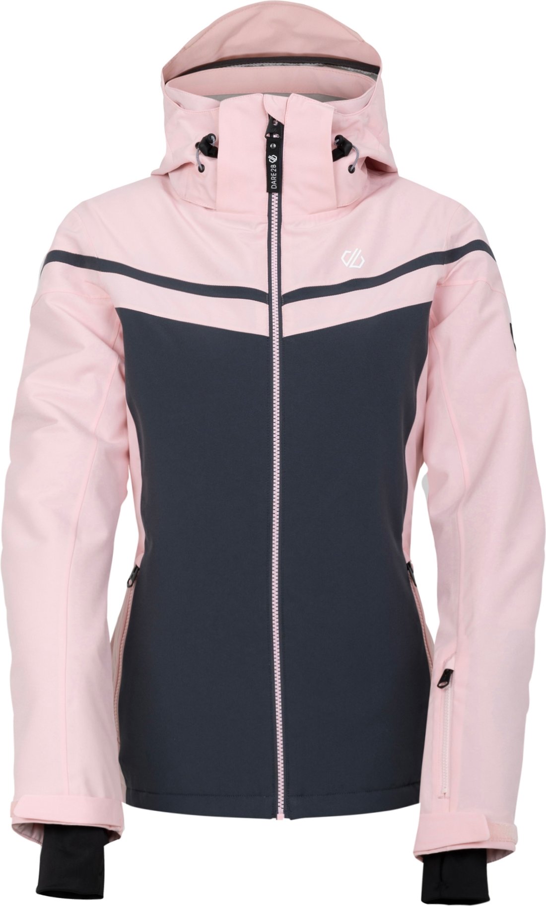 Dare 2B - "Flurry" Skijacke für Damen (Kristallrose/Ebenholz-Grau)