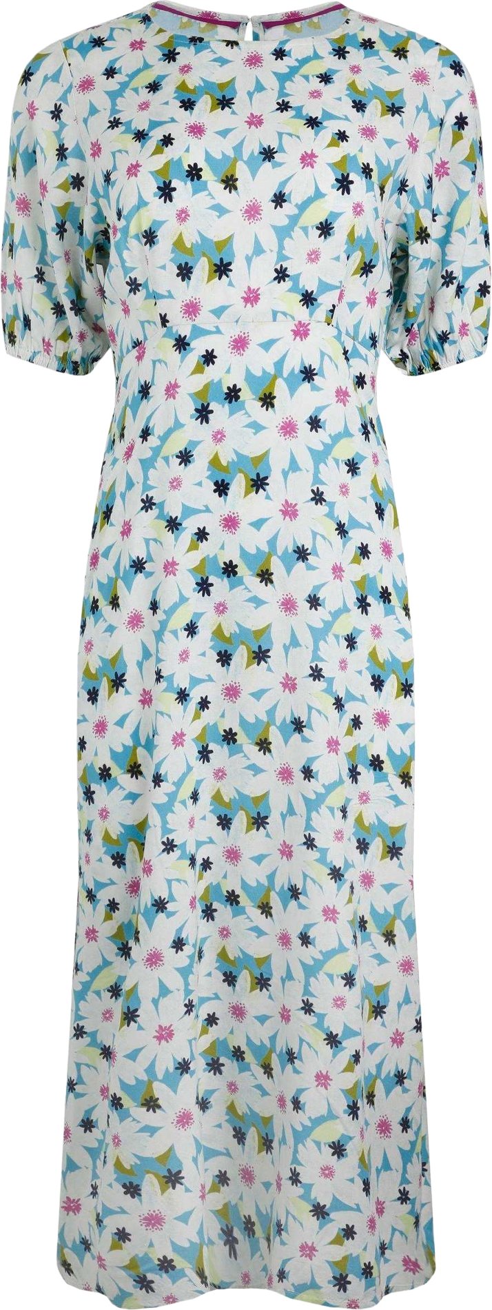 Weird Fish - "Everly" Midikleid für Damen (gewaschenes Blau)