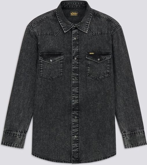 Damen hellschwarzes MINERVA SHIRT 73BM Hemd