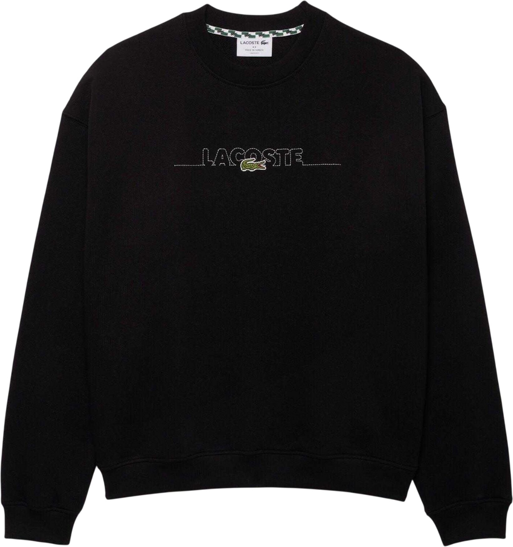 Lacoste - Sweatshirt für Herren, Rundhalsausschnitt (Schwarz)