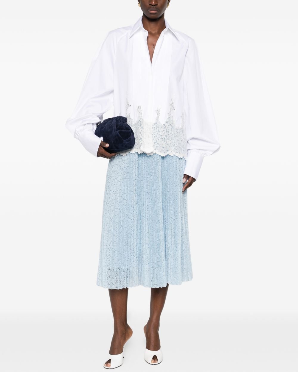 Baumwollbesticktes Hemd