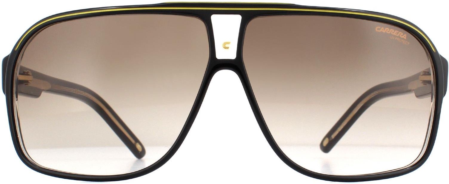 Thumbnail - Carrera Aviator Mens Schwarz Braun Gradient Sonnenbrille