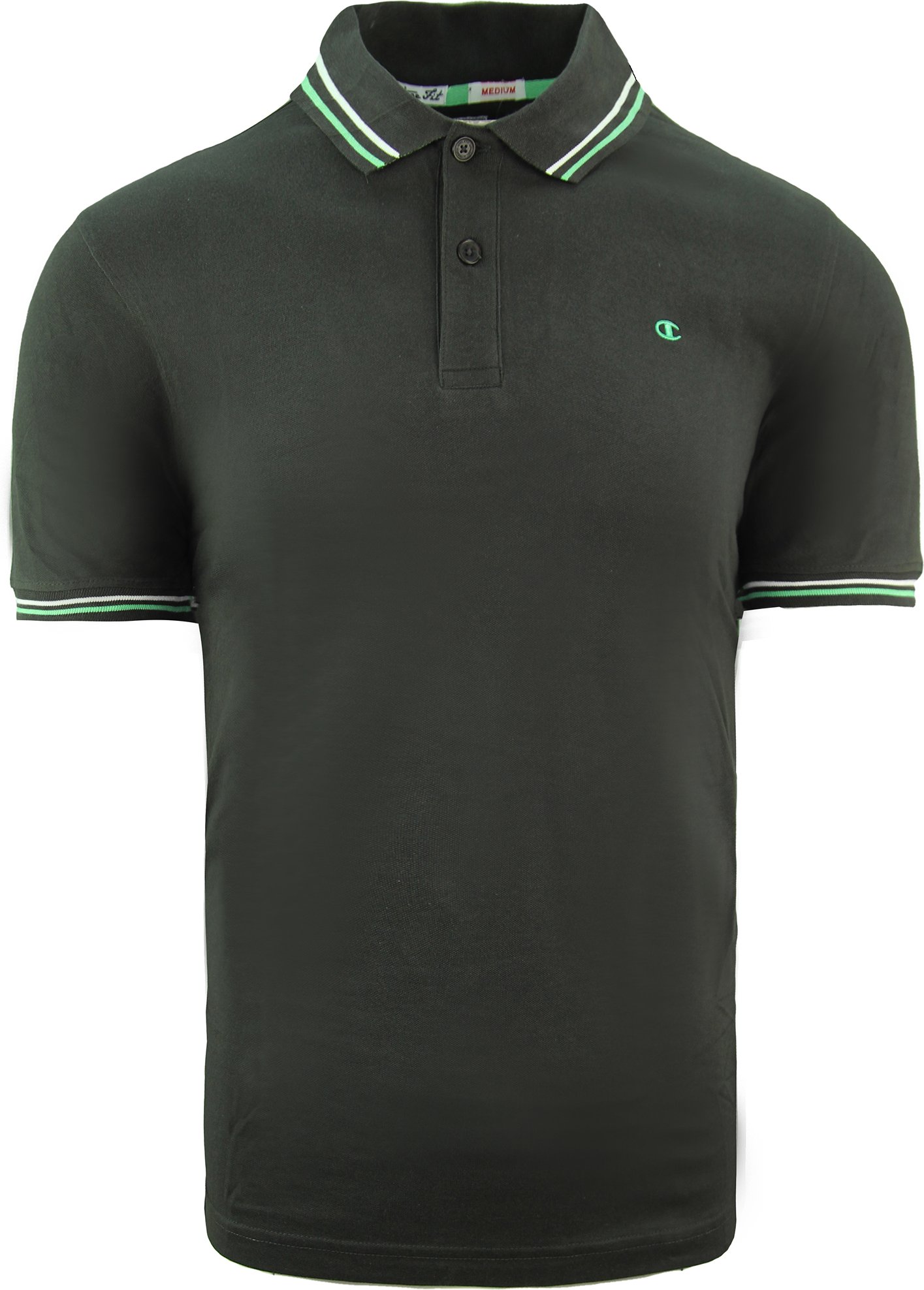 Champion Heritage Fit Mens Grey Polo Shirt