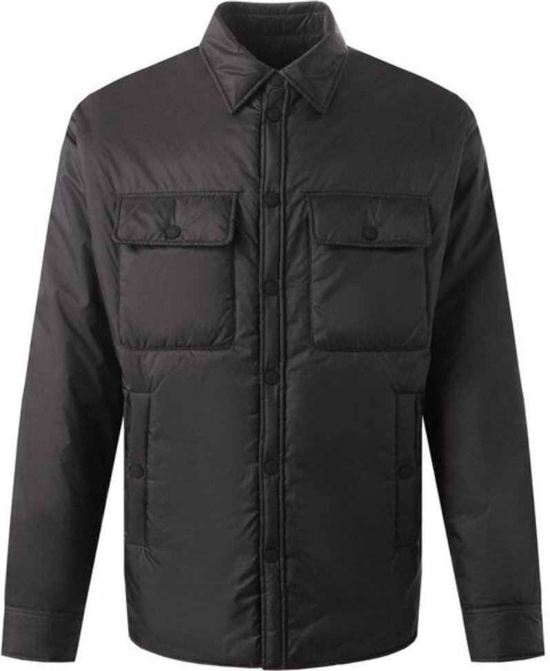 Dsquared2 Leichtes Pufferhemd Schwarze Jacke