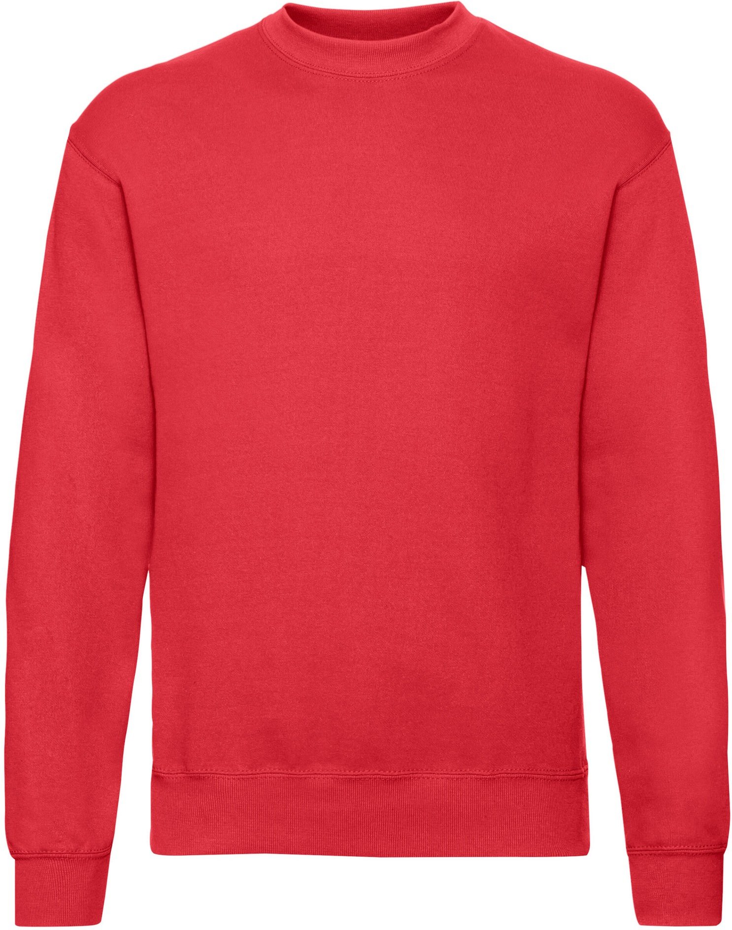 Fruit Of The Loom Herren Klassik Drop Schulter Sweatshirt (Rot)