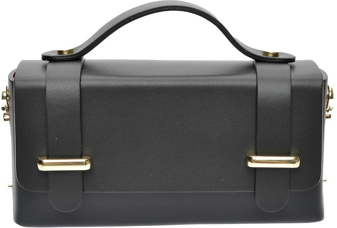 Isabella Rhea Schwarz Rindsledertasche