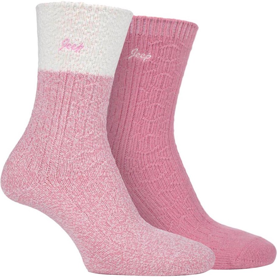 Jeep - 2er-Pack Damen Supersoft Wanderstiefel Socken