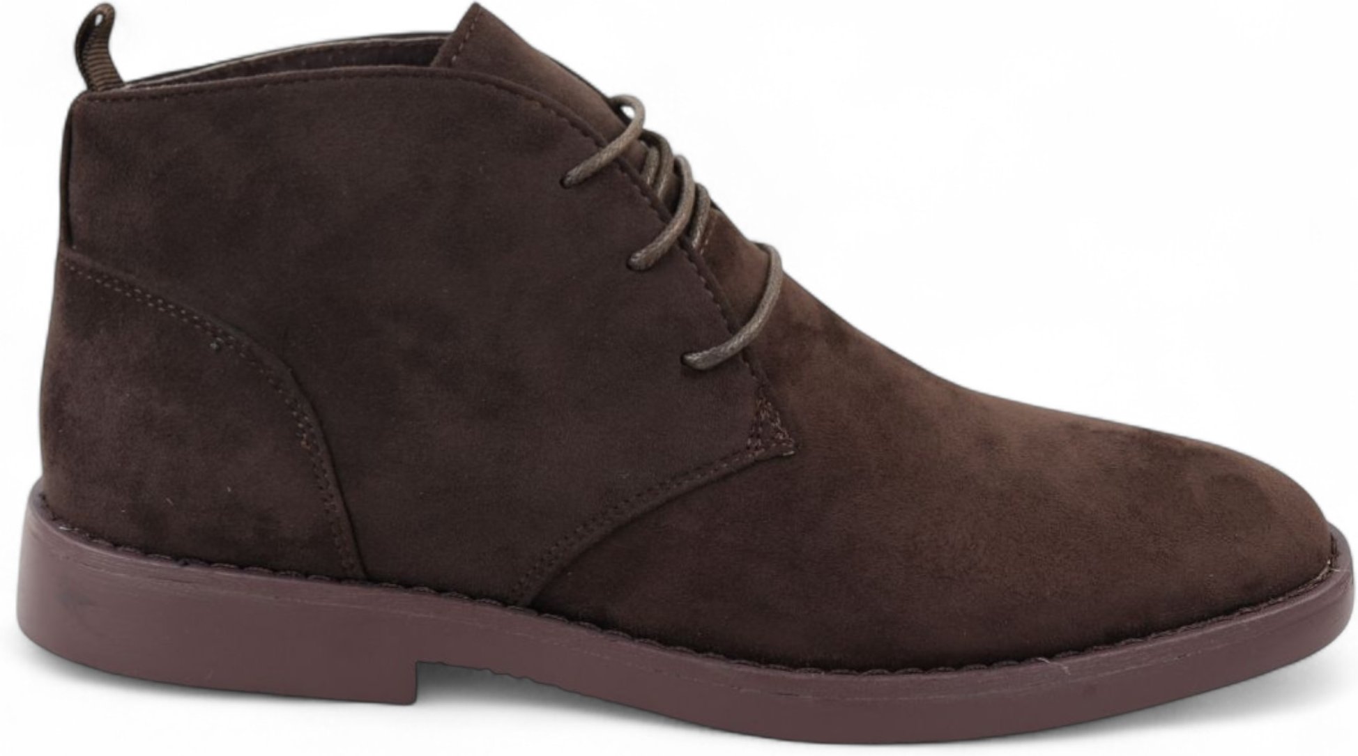Braune Premium Chukka-Stiefel aus Wildleder im Desert-Stil für Herren