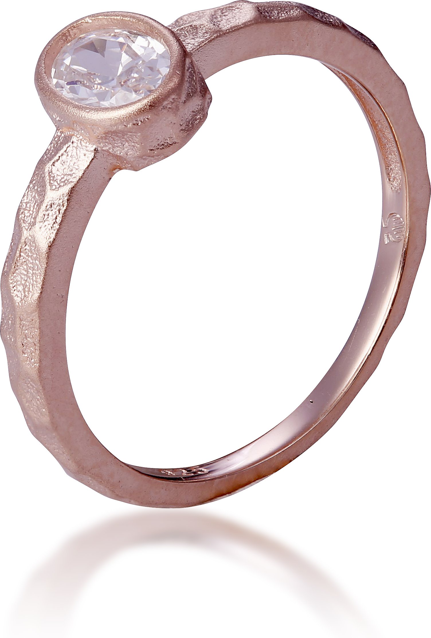 Orphelia „Robin“ Damen-Ring aus 925er Sterlingsilber, Rosé, ZR-7434