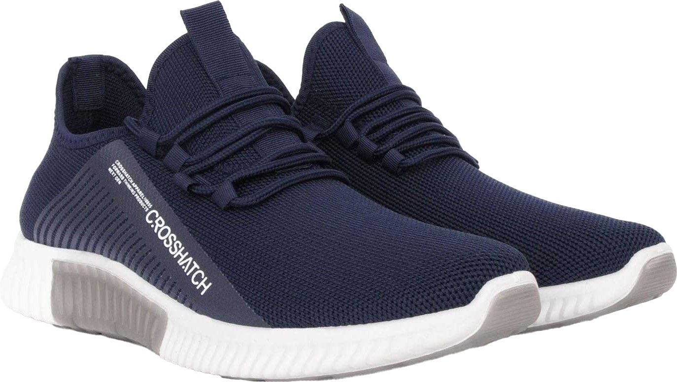 Thumbnail - Crosshatch - "Nimbus" Sneaker für Herren (Marine)
