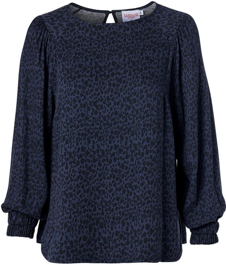 Thumbnail - Caroline Tensen Bluse mit Avignon-Print, Marineblau