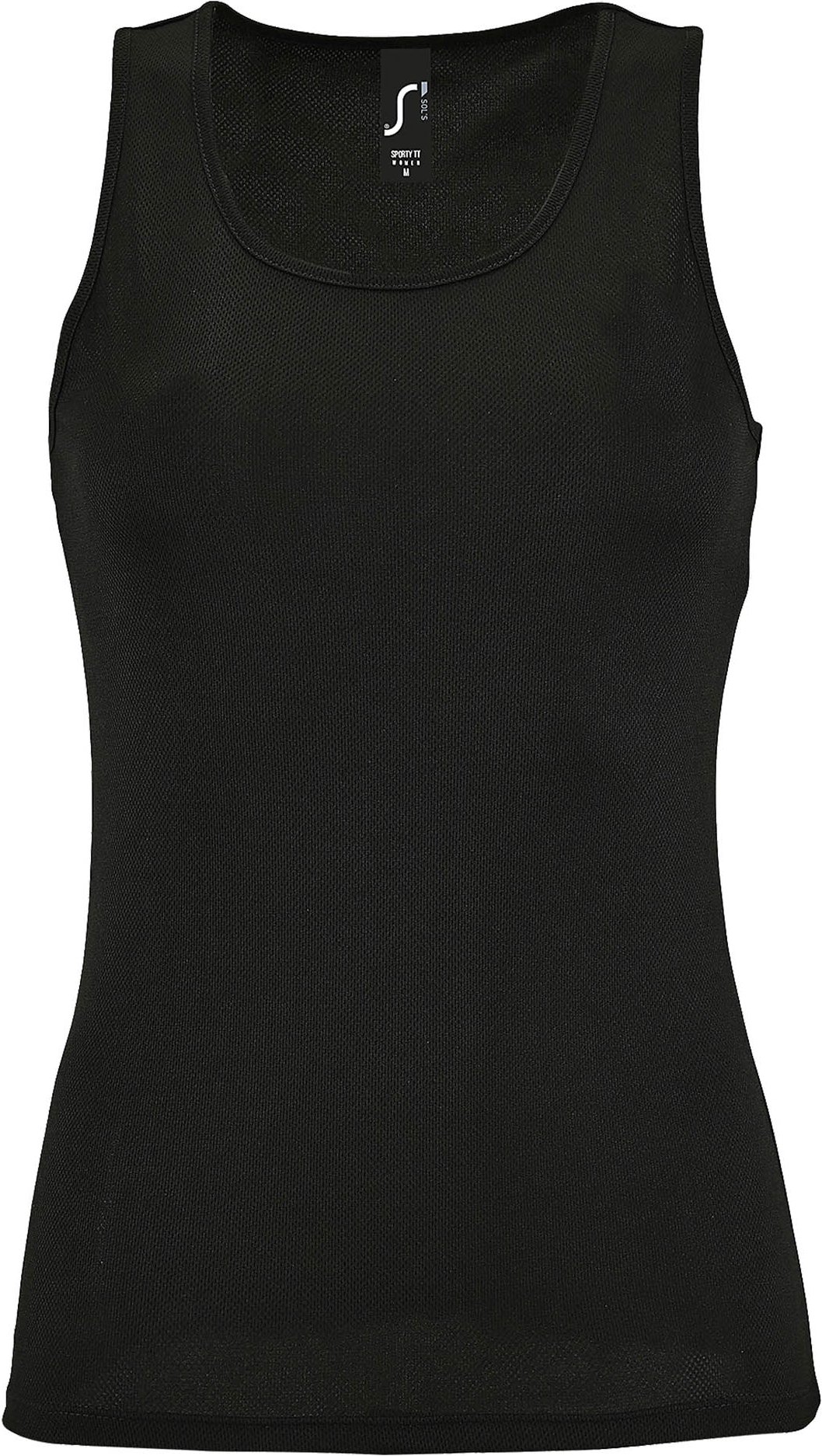SOLS Womens/Ladies Sporty Performance Sleeveless Tank Top (Schwarz)