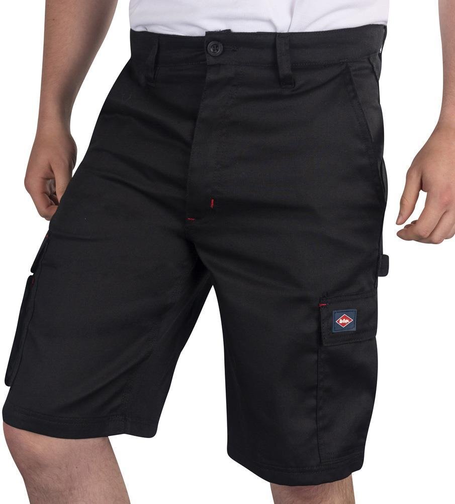 Lee Cooper - "Classic" Cargo-Shorts für Herren (Schwarz)