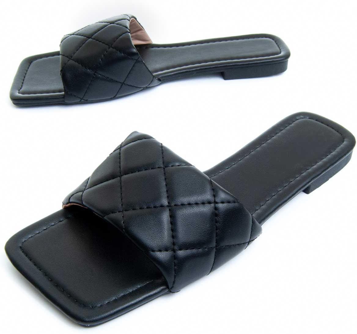 Montevita Flache Sandale Palanti In Schwarz