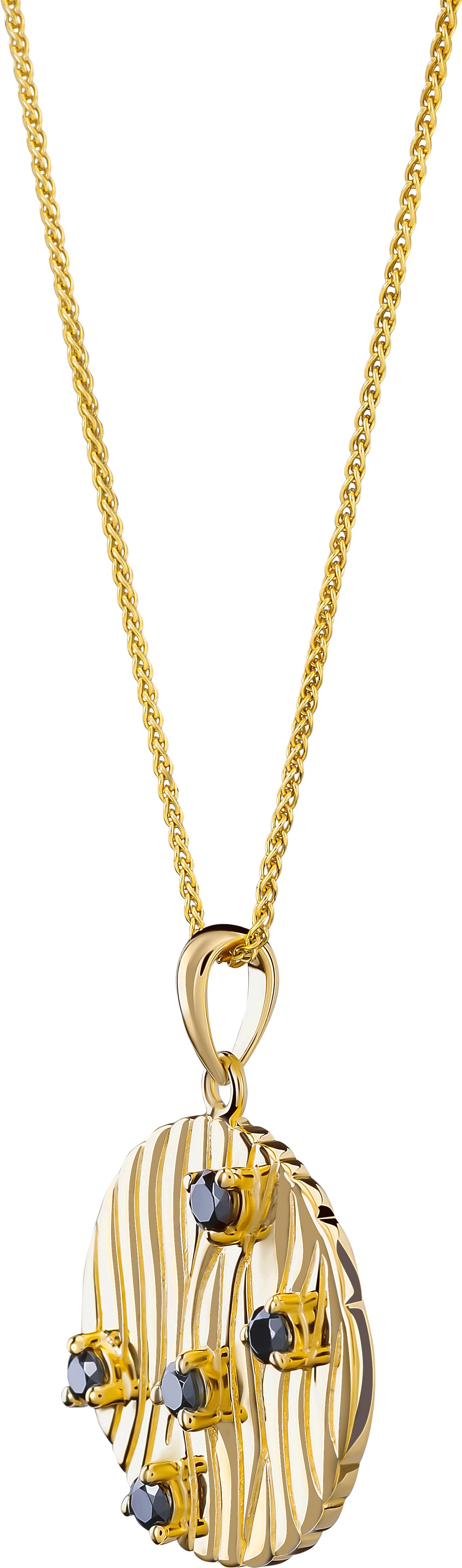 Orphelia 'Babette' Damenkette mit Anhänger aus 925er Sterlingsilber – Gold ZH-7504/G