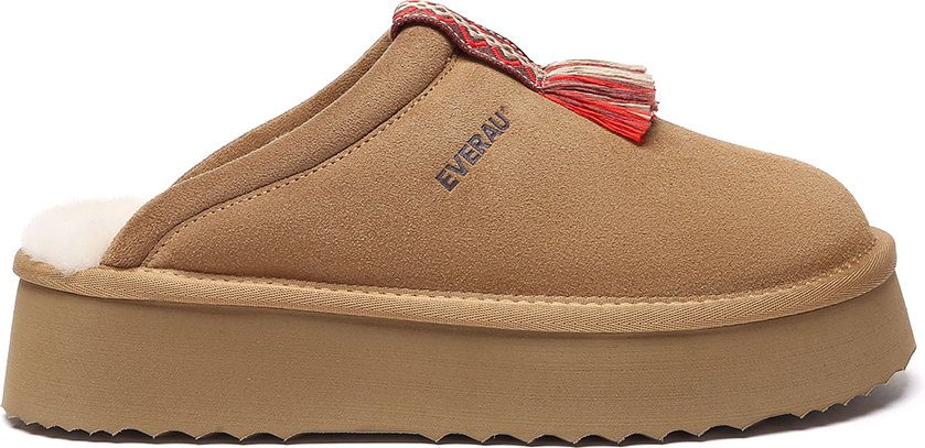 EVER AU Australien Damen Caspian Plüsch-Lammfellpantoffeln