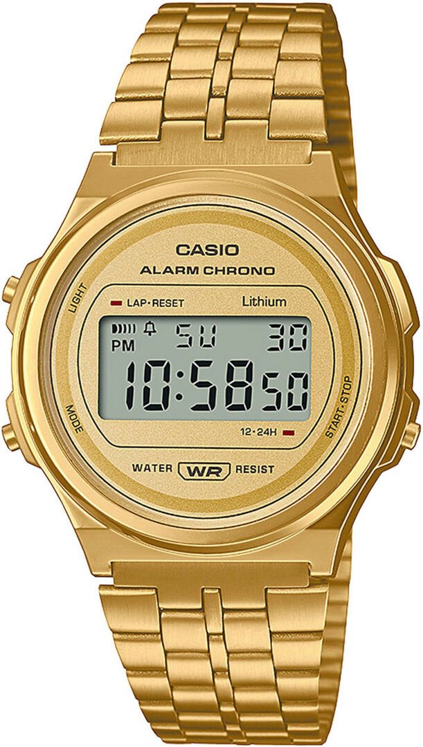 Casio Casio Kollektion Vintage Damen Gold Uhr A171WEG-9AEF