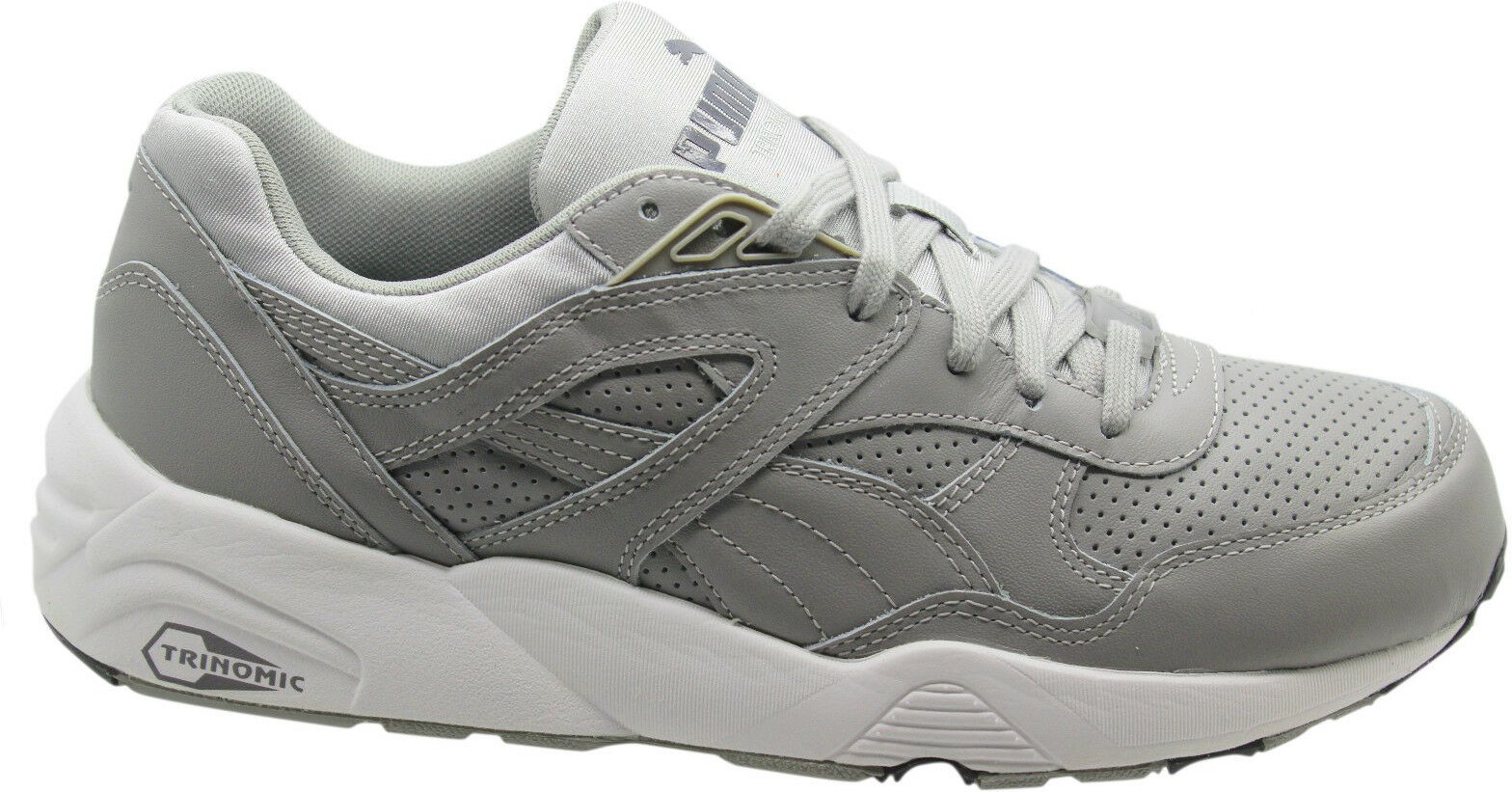 Puma Trinomic R698 Core Leder Männer Trainer Running Schuhe grau 360601 03 x45b