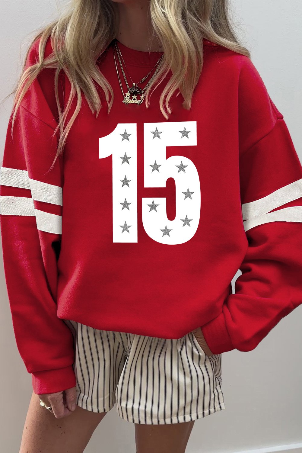 Sternen Nummer Sweatshirt