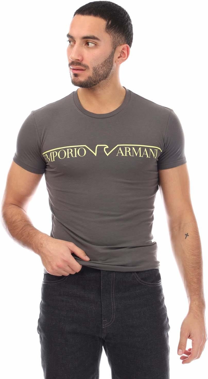 Emporio Armani - T-Shirt Rundhalsausschnitt für Herren (Grau)