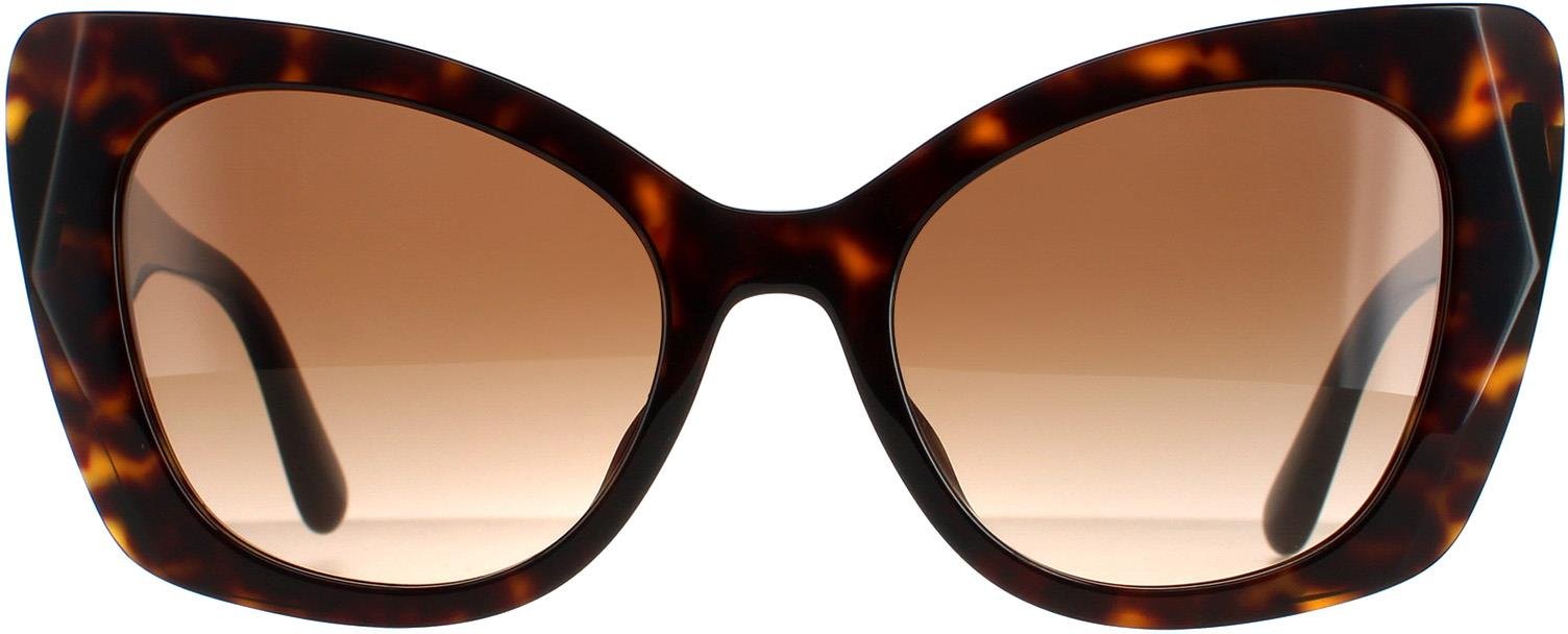 Dolce & Gabbana Schmetterling Damen Dunkel Havanna Braun Farbverlauf DG4405F